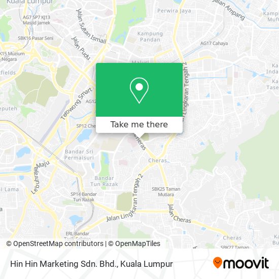 Hin Hin Marketing Sdn. Bhd. map