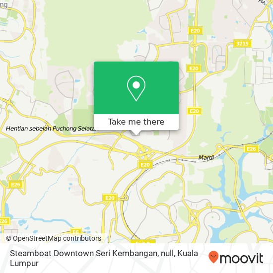 Peta Steamboat Downtown Seri Kembangan, null