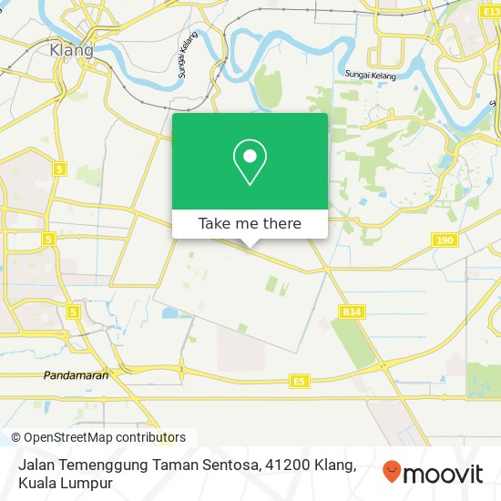 Jalan Temenggung Taman Sentosa, 41200 Klang map