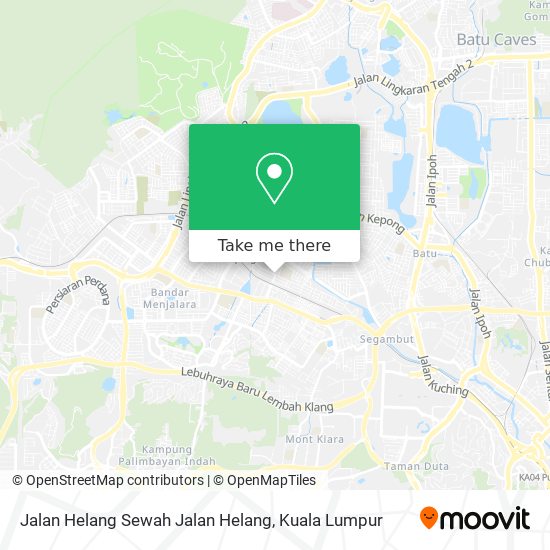 Jalan Helang Sewah Jalan Helang map