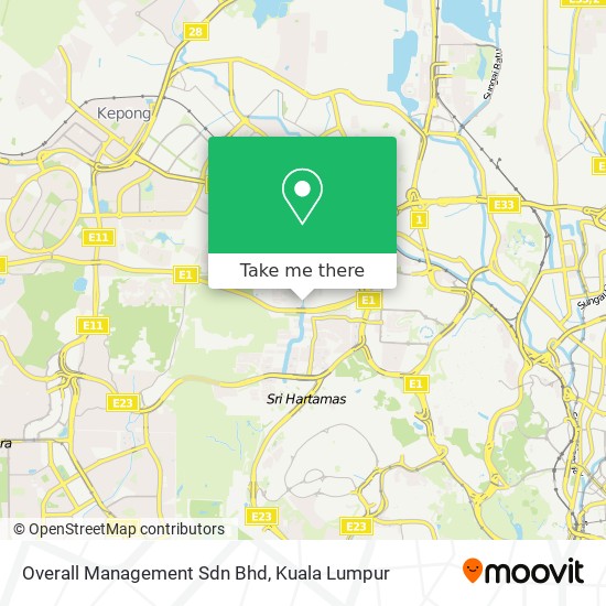Overall Management Sdn Bhd map