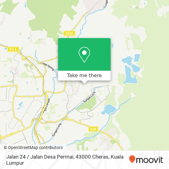 Peta Jalan 24 / Jalan Desa Permai, 43000 Cheras