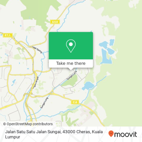 Jalan Satu Satu Jalan Sungai, 43000 Cheras map