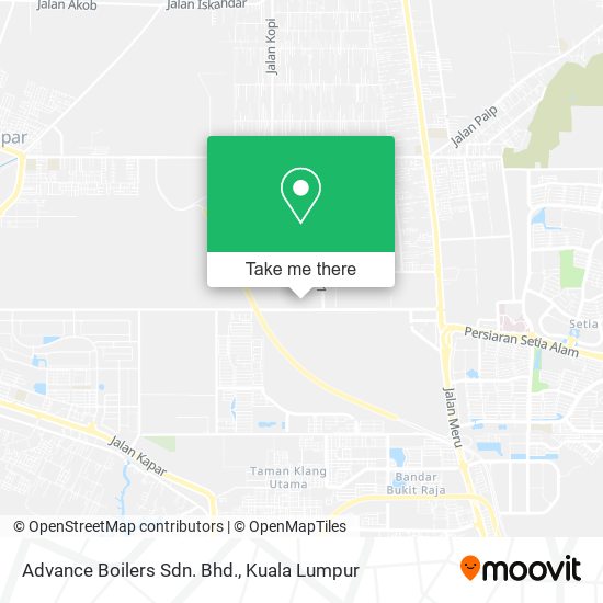 Advance Boilers Sdn. Bhd., 41050 Kapar map