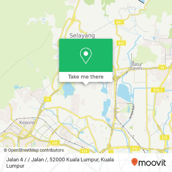 Peta Jalan 4 / / Jalan /, 52000 Kuala Lumpur