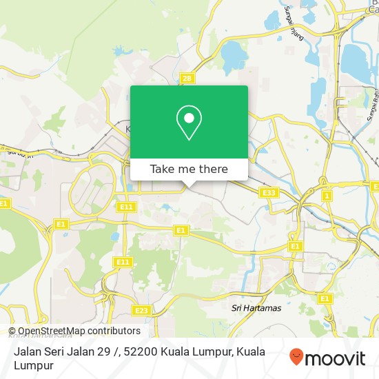 Jalan Seri Jalan 29 /, 52200 Kuala Lumpur map