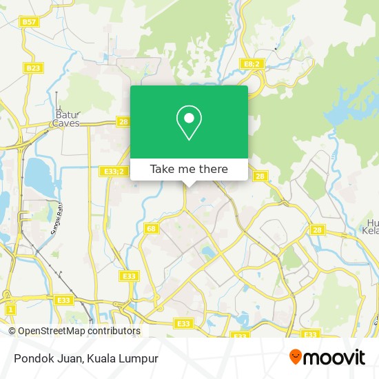 Pondok Juan map