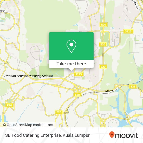 Peta SB Food Catering Enterprise, 43300 Seri Kembangan