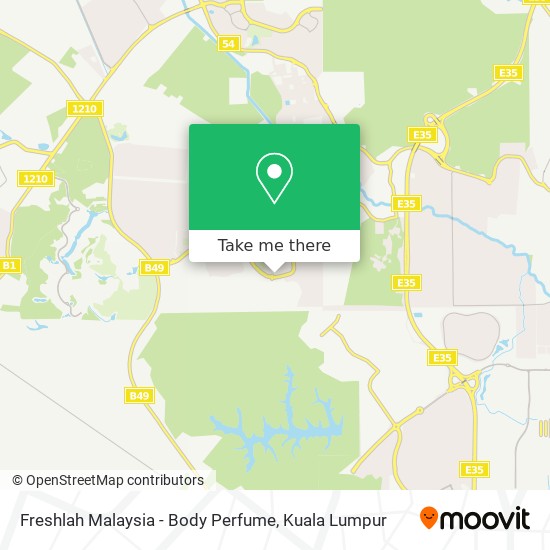 Peta Freshlah Malaysia - Body Perfume