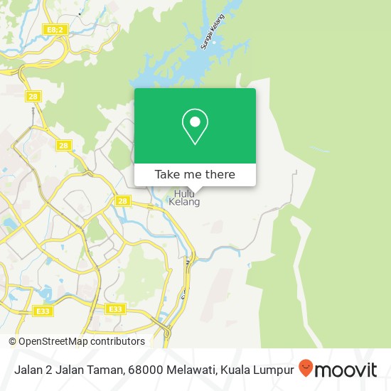 Jalan 2 Jalan Taman, 68000 Melawati map