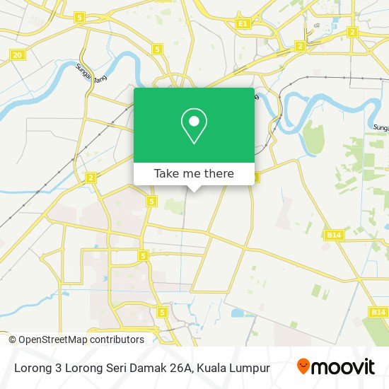 Peta Lorong 3 Lorong Seri Damak 26A