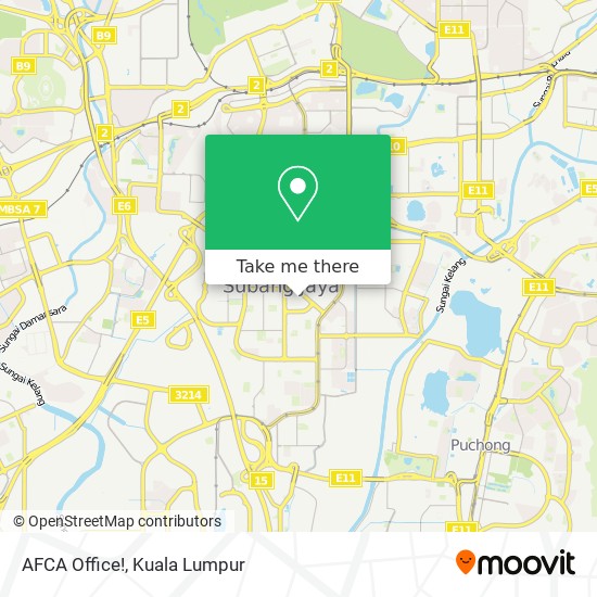 AFCA Office! map