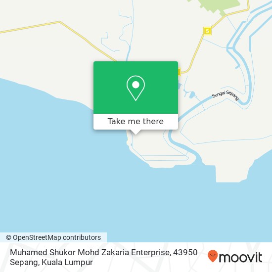 Peta Muhamed Shukor Mohd Zakaria Enterprise, 43950 Sepang