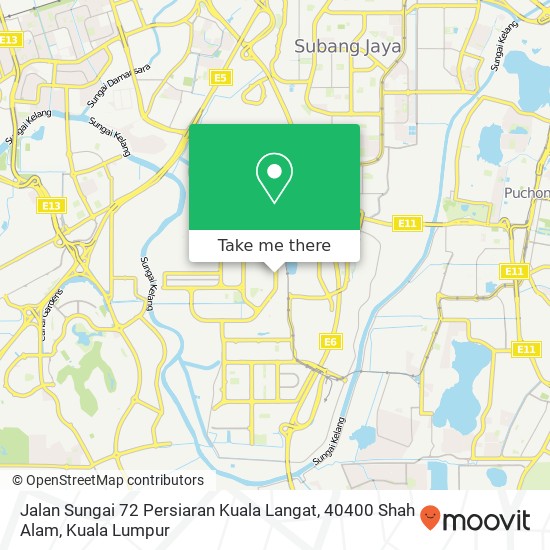 Jalan Sungai 72 Persiaran Kuala Langat, 40400 Shah Alam map