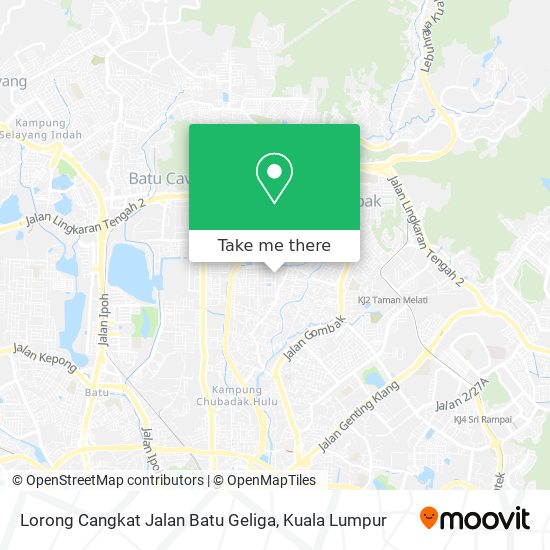 Lorong Cangkat Jalan Batu Geliga map