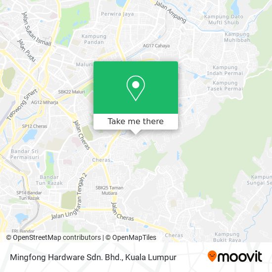 Mingfong Hardware Sdn. Bhd. map