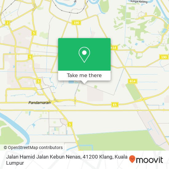 Peta Jalan Hamid Jalan Kebun Nenas, 41200 Klang