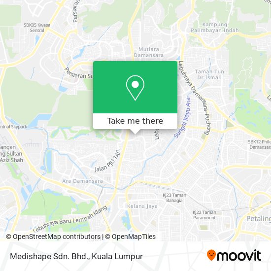 Medishape Sdn. Bhd. map