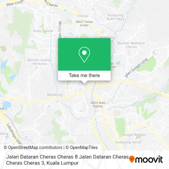 Jalan Dataran Cheras Cheras 8 Jalan Dataran Cheras Cheras Cheras 3 map