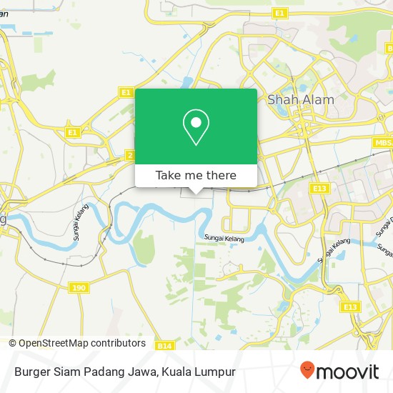 Burger Siam Padang Jawa map