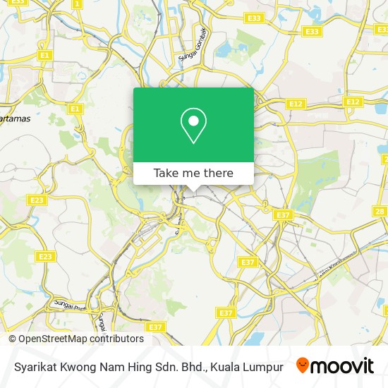 Syarikat Kwong Nam Hing Sdn. Bhd. map