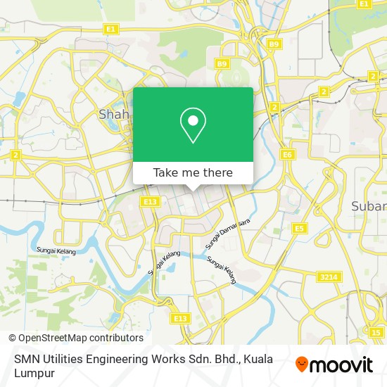 SMN Utilities Engineering Works Sdn. Bhd. map