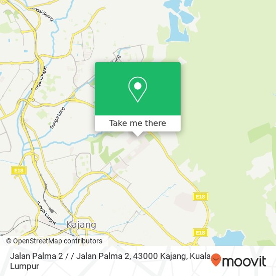 Peta Jalan Palma 2 / / Jalan Palma 2, 43000 Kajang