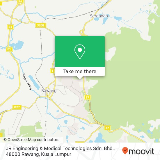 JR Engineering & Medical Technologies Sdn. Bhd., 48000 Rawang map