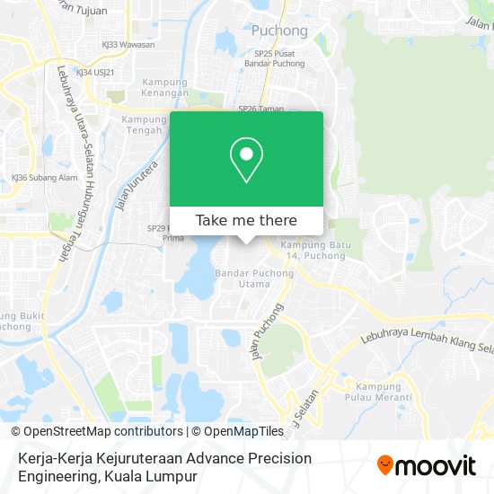 Peta Kerja-Kerja Kejuruteraan Advance Precision Engineering