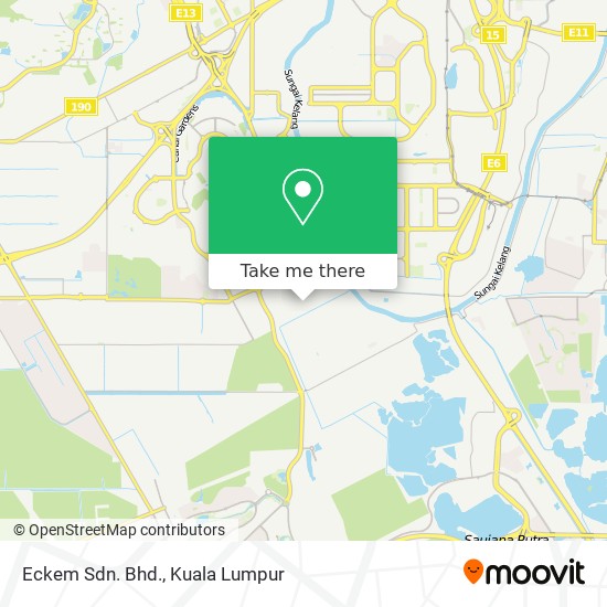 Eckem Sdn. Bhd. map