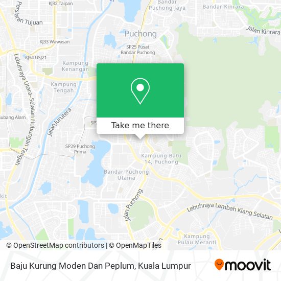 Baju Kurung Moden Dan Peplum map