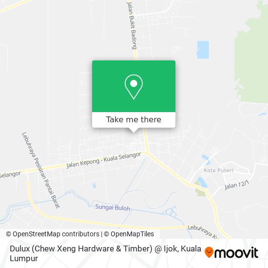 Peta Dulux (Chew Xeng Hardware & Timber) @ Ijok
