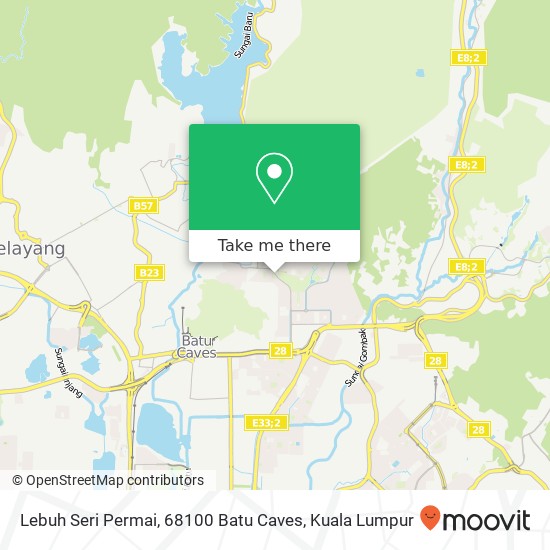 Peta Lebuh Seri Permai, 68100 Batu Caves