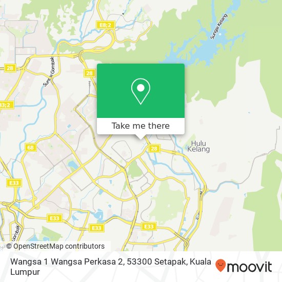 Wangsa 1 Wangsa Perkasa 2, 53300 Setapak map