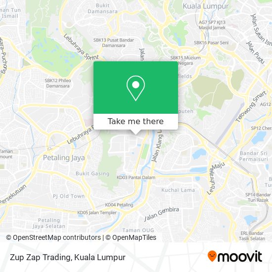 Zup Zap Trading map