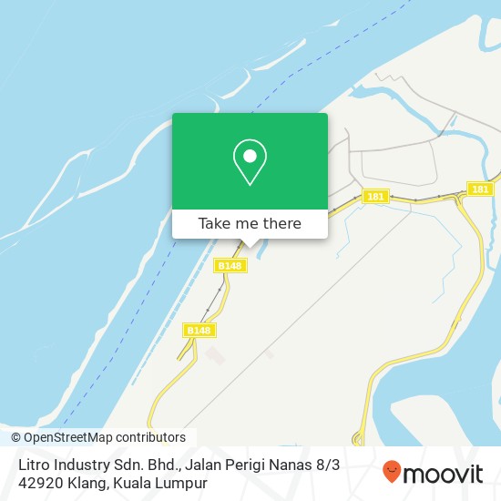 Litro Industry Sdn. Bhd., Jalan Perigi Nanas 8 / 3 42920 Klang map