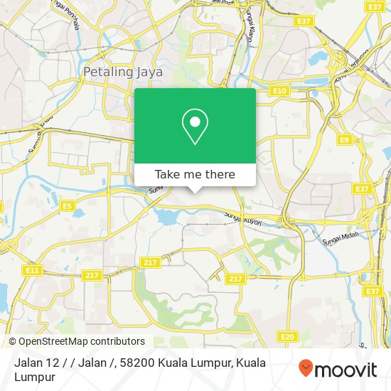 Peta Jalan 12 / / Jalan /, 58200 Kuala Lumpur