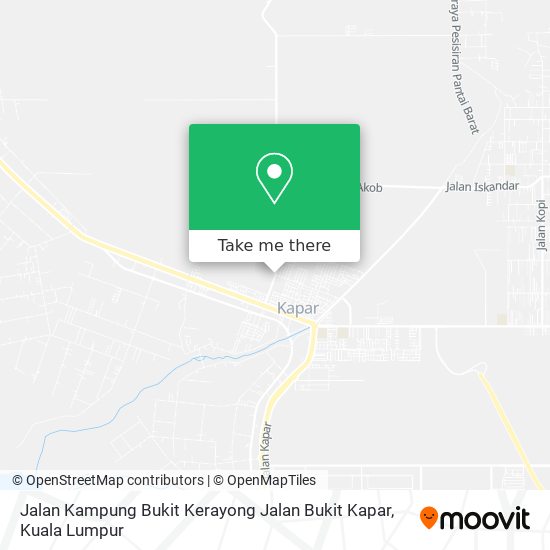 Jalan Kampung Bukit Kerayong Jalan Bukit Kapar map