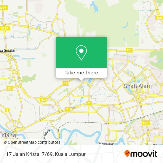 17 Jalan Kristal 7/69 map