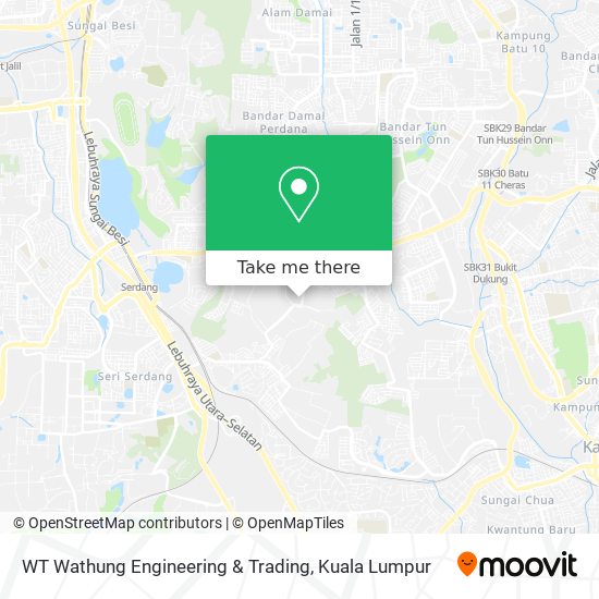 WT Wathung Engineering & Trading map