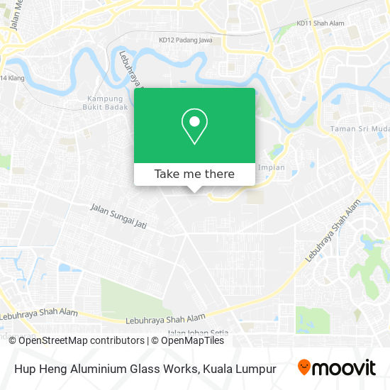 Hup Heng Aluminium Glass Works map