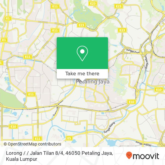 Lorong / / Jalan Tilan 8 / 4, 46050 Petaling Jaya map