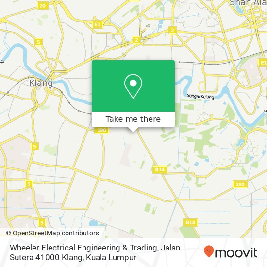 Wheeler Electrical Engineering & Trading, Jalan Sutera 41000 Klang map