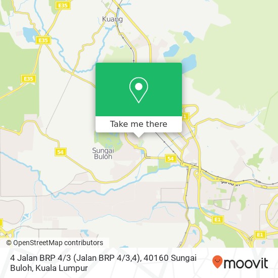 4 Jalan BRP 4 / 3 (Jalan BRP 4 / 3,4), 40160 Sungai Buloh map