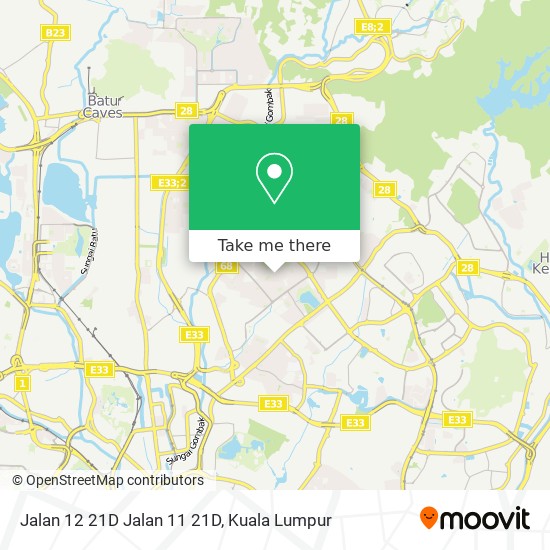 Peta Jalan 12 21D Jalan 11 21D