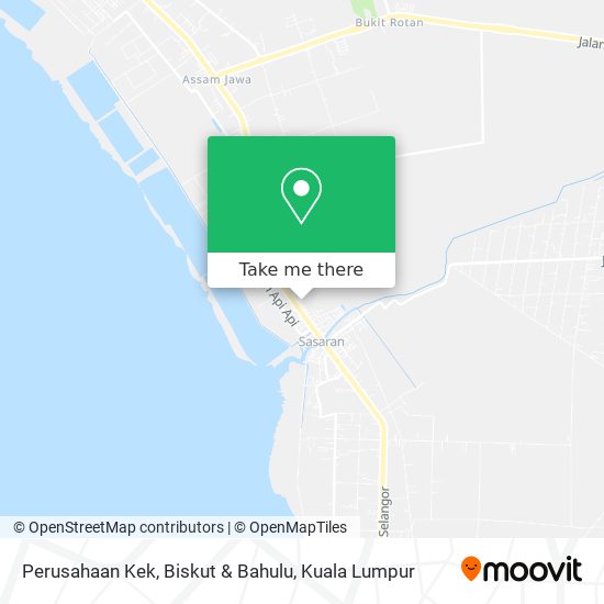 Perusahaan Kek, Biskut & Bahulu map