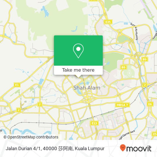 Jalan Durian 4/1, 40000 莎阿南 map