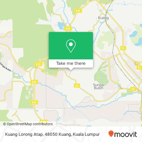 Kuang Lorong Atap, 48050 Kuang map