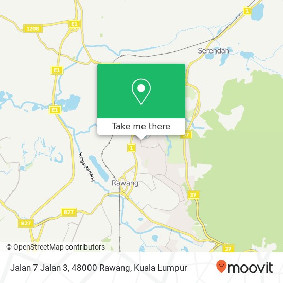 Peta Jalan 7 Jalan 3, 48000 Rawang