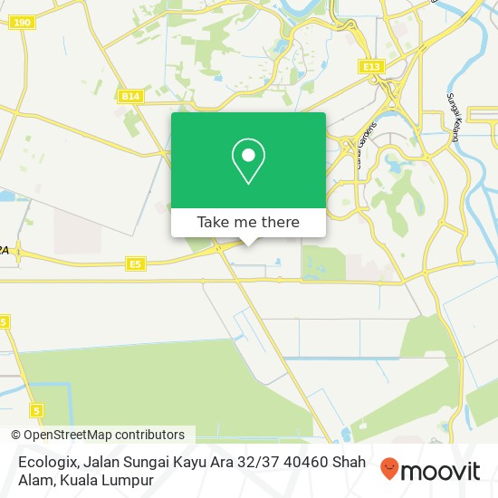 Ecologix, Jalan Sungai Kayu Ara 32 / 37 40460 Shah Alam map